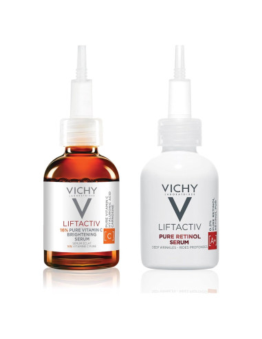 Set Antienvejecimiento Vichy LiftActiv - Suero Vitamina C 16% + Retinol