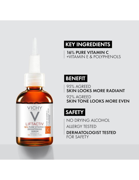 Set Antienvejecimiento Vichy LiftActiv - Suero Vitamina C 16% + Retinol