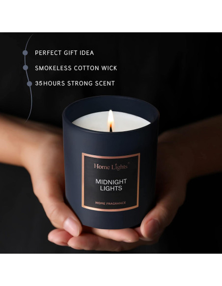 Vela Aromática en Tarro Home Lights - Cera de Soja 35h