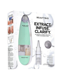 BeautyBio GLOfacial Set Hidro-Infusión + LED Azul 21.7x17cm