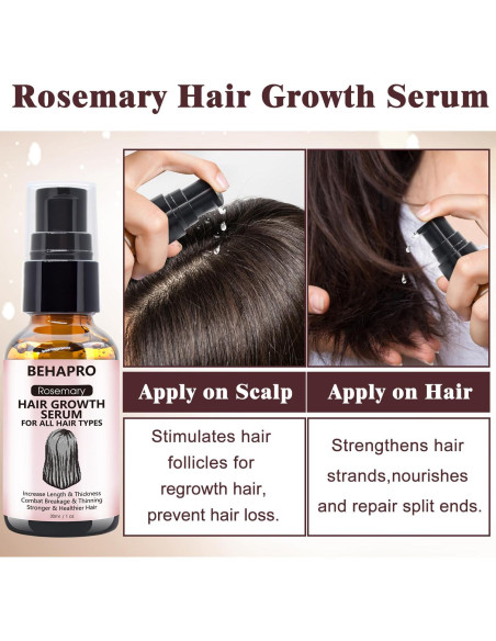 Suero y Champú BEHAPRO para Crecimiento Cabello Fino 340g