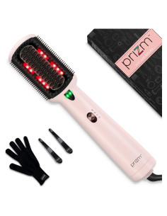 Cepillo Alisador y Secador Prizm Rosa 3 Modos Iones Negativos
