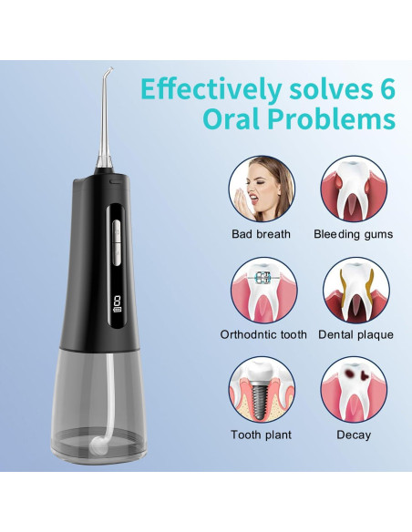 Irrigador Oral Portátil Inalámbrico Meiyanshikong M139 IPX7