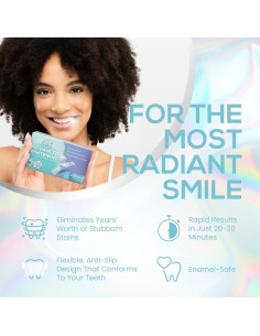 Tiras Blanqueadoras de Dientes Venus Visage - 28 Tiras - Sin Sensibilidad 2