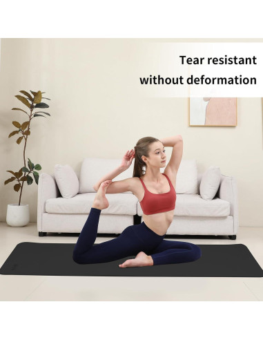 Alfombrilla de Yoga Antideslizante HAHE 183x61cm 8mm POE