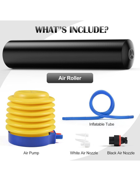 Rodillo Inflable de Espuma Hlthsky 91.4 cm - Dureza Ajustable Rodillo Inflable de Espuma Hlthsky 91.4 cm - Dureza Ajustable