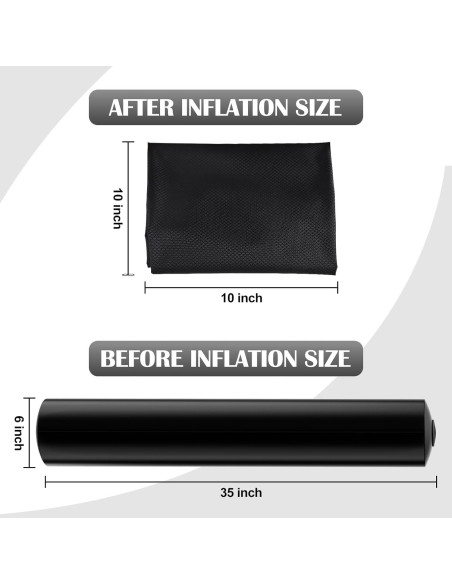 Rodillo Inflable de Espuma Hlthsky 91.4 cm - Dureza Ajustable Rodillo Inflable de Espuma Hlthsky 91.4 cm - Dureza Ajustable