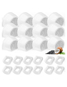 Paquete de 24 Filtros de Reemplazo Porens para Fuente de Agua