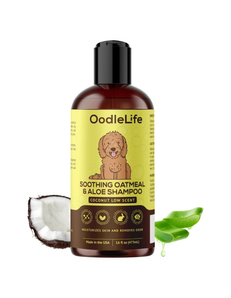 Champú Natural para Perros OodleLife Avena y Aloe 473 ml