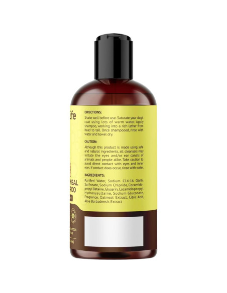 Champú Natural para Perros OodleLife Avena y Aloe 473 ml