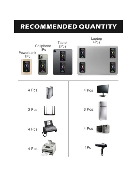 Pegatina de Protección TAGCMC para Teléfono Móvil - 8 Pcs