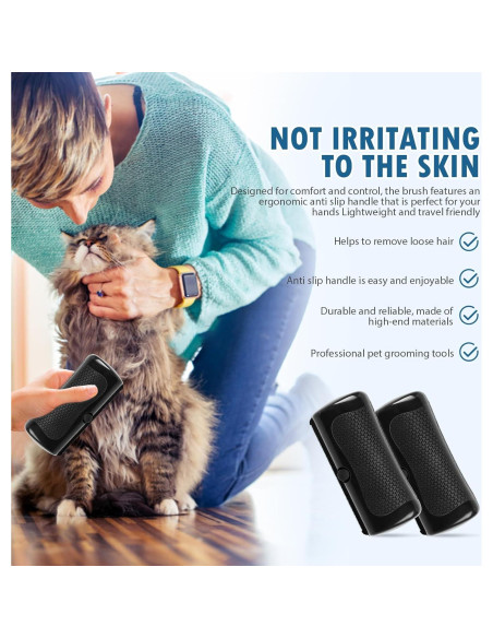 Cepillo Deshedding para Perros y Gatos Fugit - 2 Piezas Cepillo Deshedding para Perros y Gatos Fugit - 2 Piezas