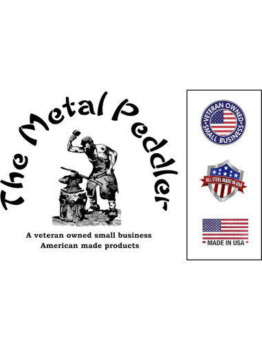 Soporte para llaves y correas de perro The Metal Peddler 23 cm