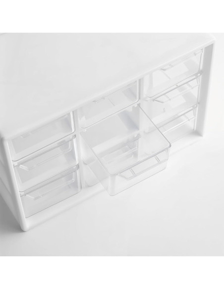 Organizador de Cajones de Plástico Nodaaiie - 2 Pcs con 18 Cajones