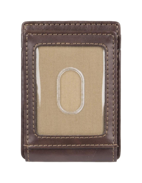 Billetera Dockers Hombre delgada con bolsillo frontal RFID