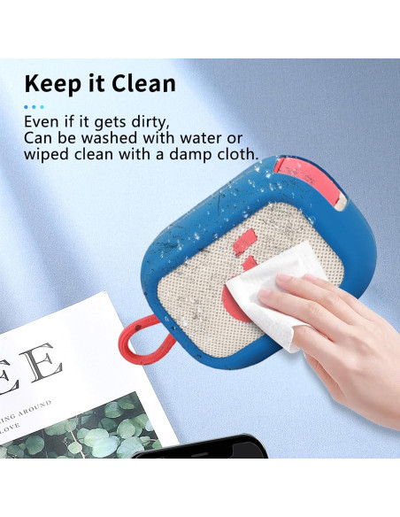 Funda Protectora Silicona Azul para Altavoz Anker Soundcore Select 4 Go