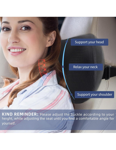 Almohadas para Reposacabezas de Coche SPRFUFLY - 2 Unidades