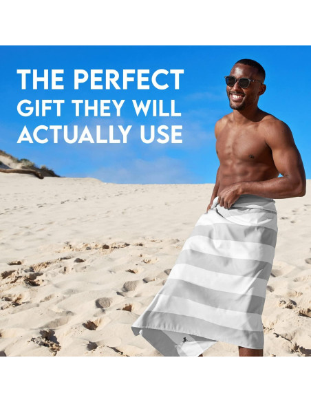 Toalla de Playa Dock & Bay Grande 160x90cm Microfibra Libre de Arena