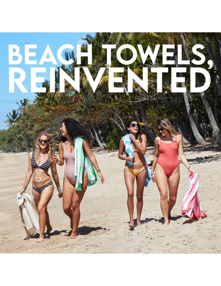 Toalla de Playa Dock & Bay Grande 160x90cm Microfibra Libre de Arena