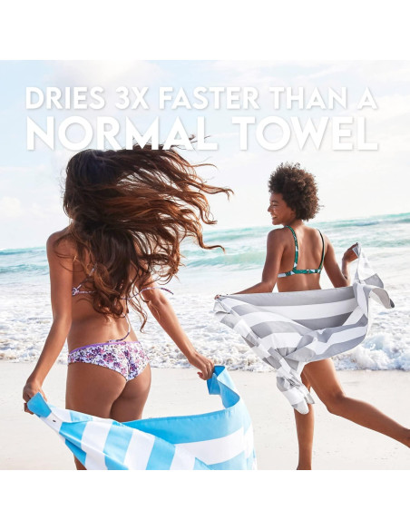 Toalla de Playa Dock & Bay Grande 160x90cm Microfibra Libre de Arena
