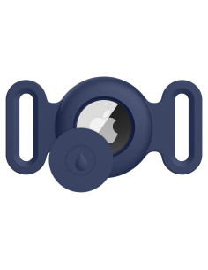 Soporte para Collar de Perro Airtag Meliya - 2 Piezas Grande Azul