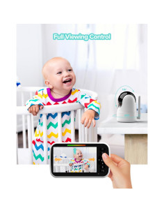 Monitor de Bebé UKSUP 5" con Cámara, Audio y Visión Nocturna 2