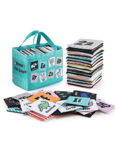 Tarjetas de Memoria Suaves Peanutshell - Libro ABC para Bebés