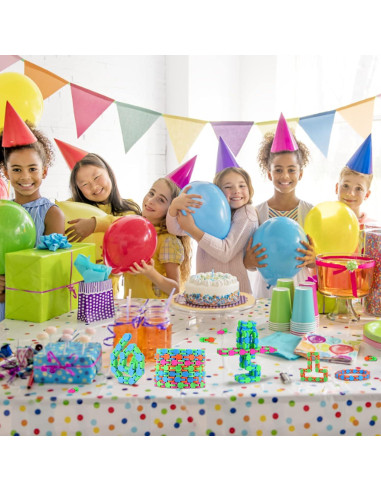 Paquete de 12 Juguetes Antiestrés Wacky Tracks para Niños y Adultos