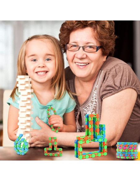 Paquete de 12 Juguetes Antiestrés Wacky Tracks para Niños y Adultos