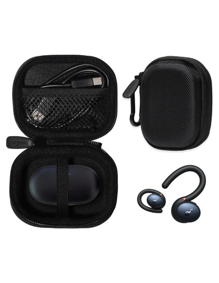Funda CaseSack para Auriculares Soundcore Sport X10 Negro
