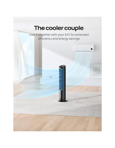 Ventilador Torre Dreo IceWind 5.99 kg 13000 CFPH Control Remoto