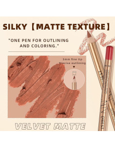 Juego de Lápices de Labios 12 Colores DENESTUP Alta Pigmentación 2