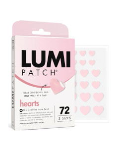 Parche para Acné LUMI - 72 Parches Hidrocoloides Corazón