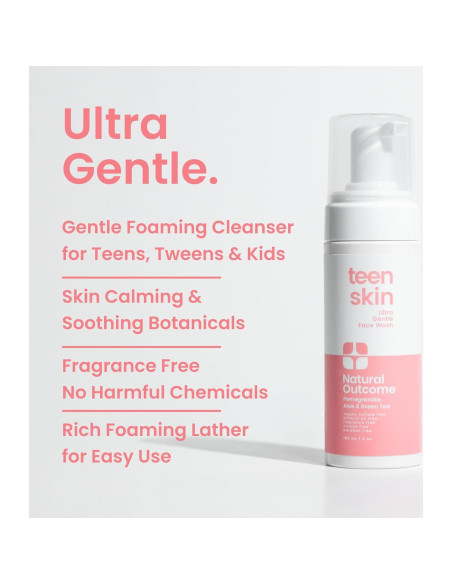 Limpiador Facial Suave Natural Outcome para Adolescentes 141 g