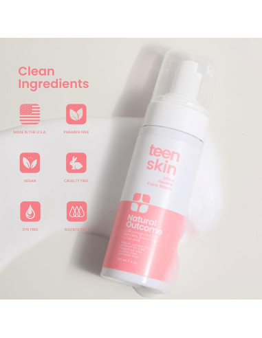 Limpiador Facial Suave Natural Outcome para Adolescentes 141 g