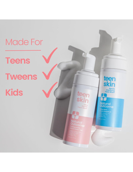 Limpiador Facial Suave Natural Outcome para Adolescentes 141 g