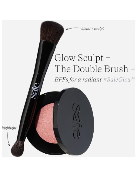 Iluminador y Rubor en Crema Saie Glow Sculpt Pinkglow 4.57 g