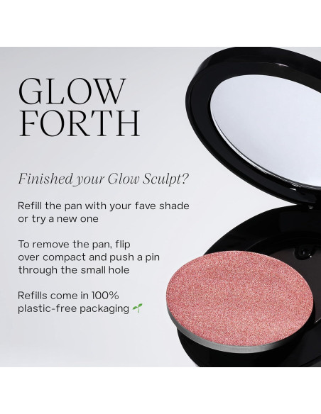 Iluminador y Rubor en Crema Saie Glow Sculpt Pinkglow 4.57 g