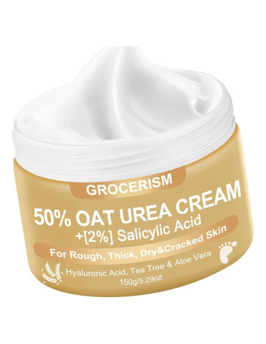 Crema de Urea 50% Grocerism con Avena y Ácido Salicílico 150g