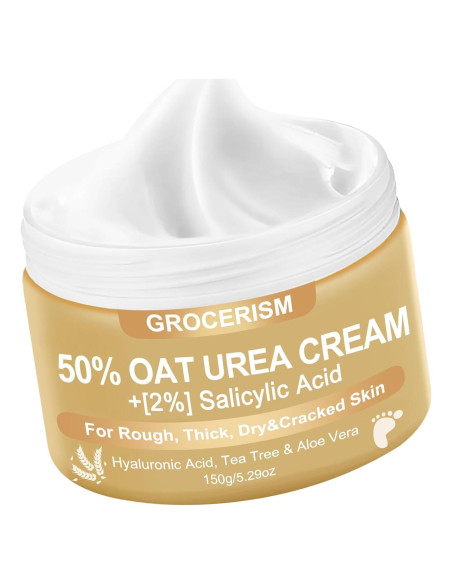 Crema de Urea 50% Grocerism con Avena y Ácido Salicílico 150g Crema de Urea 50% Grocerism con Avena y Ácido Salicílico 150g