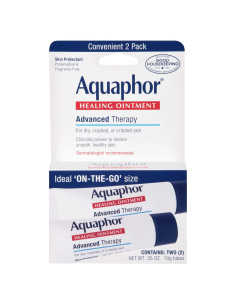 Ungüento Sanador Aquaphor, Terapia Avanzada, 24 Paquetes de 10 g