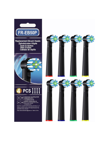 Cabezas de Repuesto Oral B MOFELE 8 Piezas Compatible Pro 1000