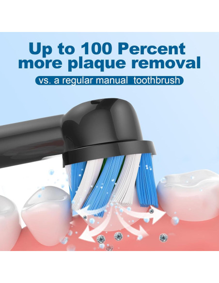 Cabezas de Repuesto Oral B MOFELE 8 Piezas Compatible Pro 1000 Cabezas de Repuesto Oral B MOFELE 8 Piezas Compatible Pro 1000