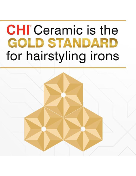 Plancha de Cerámica CHI Turmalina 1" Rosa, Alisador de Cabello