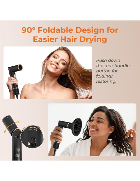 Cepillo de Aire Caliente Oudim 6 en 1 con Iones Negativos