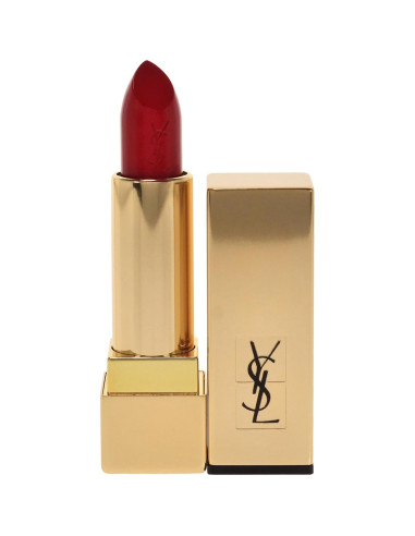 Labial Satinado Yves Saint Laurent Rouge Pur Couture 21 Rouge Paradoxe 3.7g