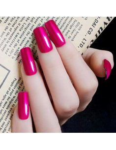 Esmalte de Uñas COSMOO Rosa Fucsia 12ml Secado Rápido 2