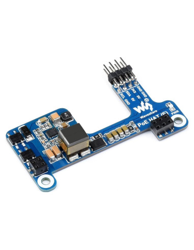HAT PoE Waveshare para Raspberry Pi 3B+/4B, 5V 2.5A