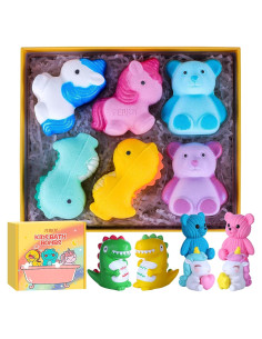 Set de Bombas de Baño Naturales Perjoy para Niños - 6 Piezas