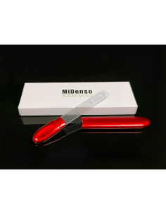 Lima de Uñas de Cristal Midenso 14 cm Roja - Manicura Segura 2